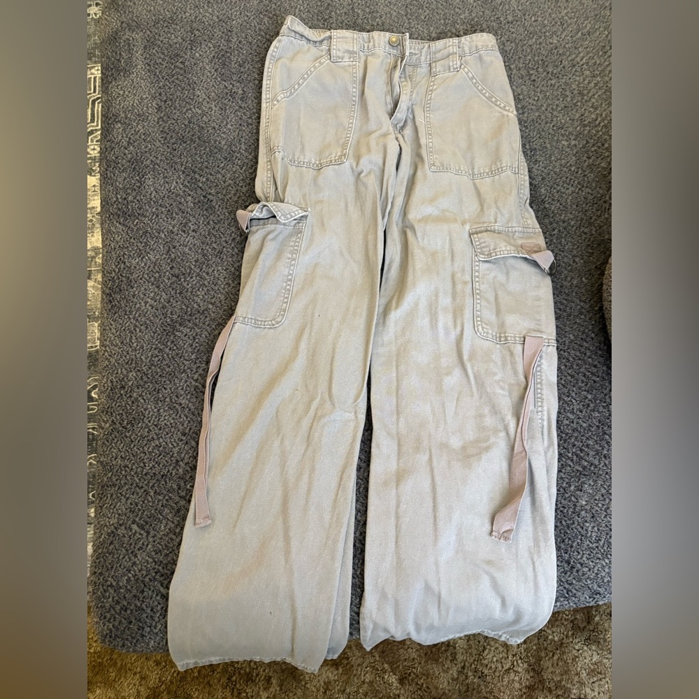 Light Gray Cargo Pants